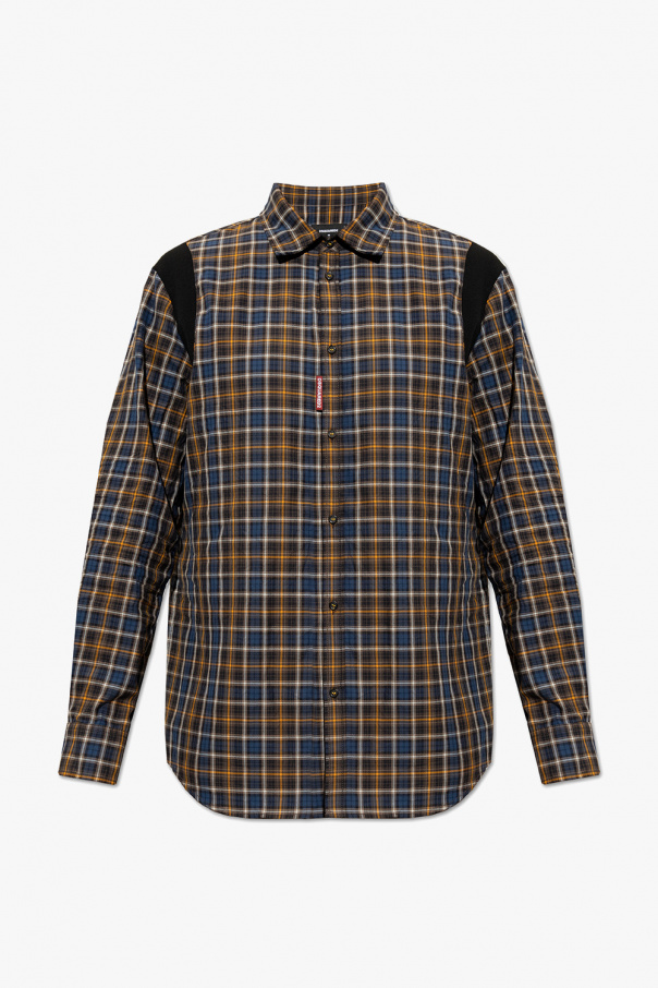 関税送料込♪DSQUARED2/BLACK & CHECK SHIRT JACKET 16339119TS_14_f.jpg